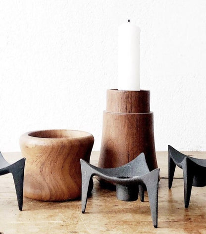 Norwegian Brutalist Candle Holder