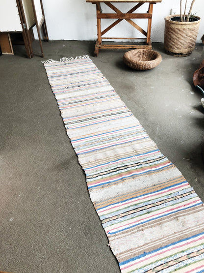 Vintage Rag Rug Runner