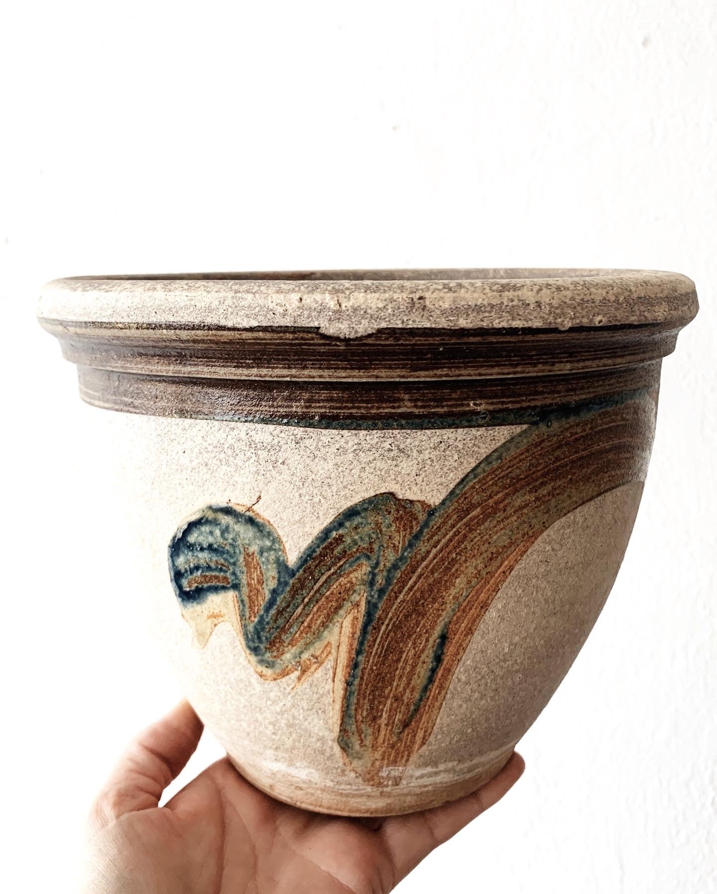 Vintage Clay Plant Pot