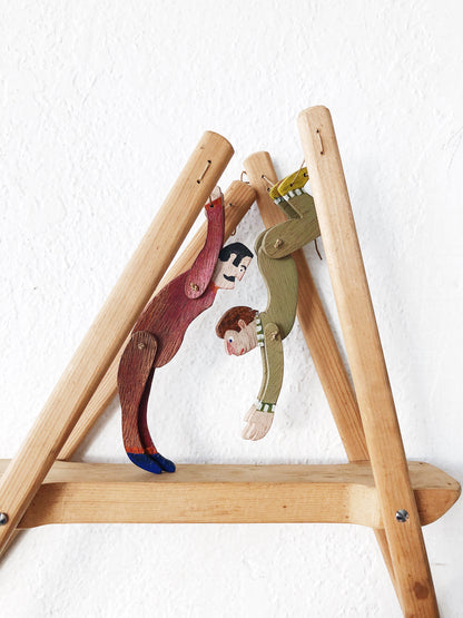 Vintage Acrobat Folk Toy