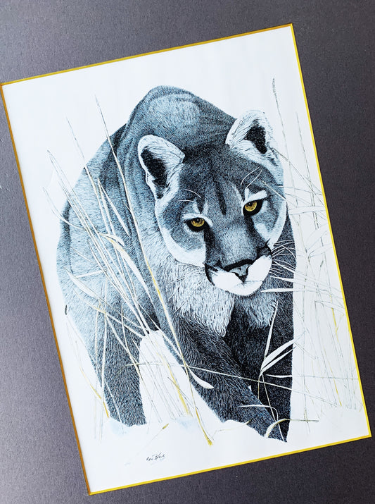 Vintage Panther Art Print