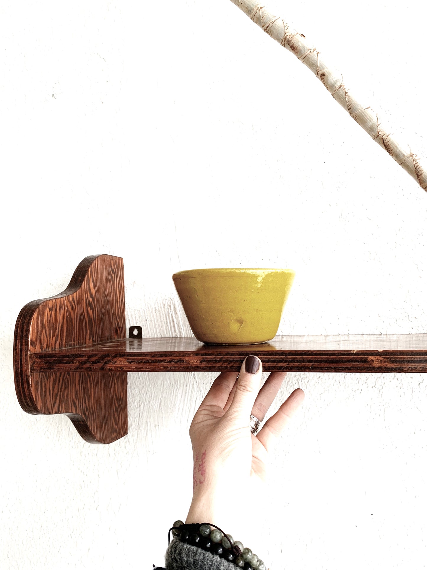 Vintage Wood Wall Shelf