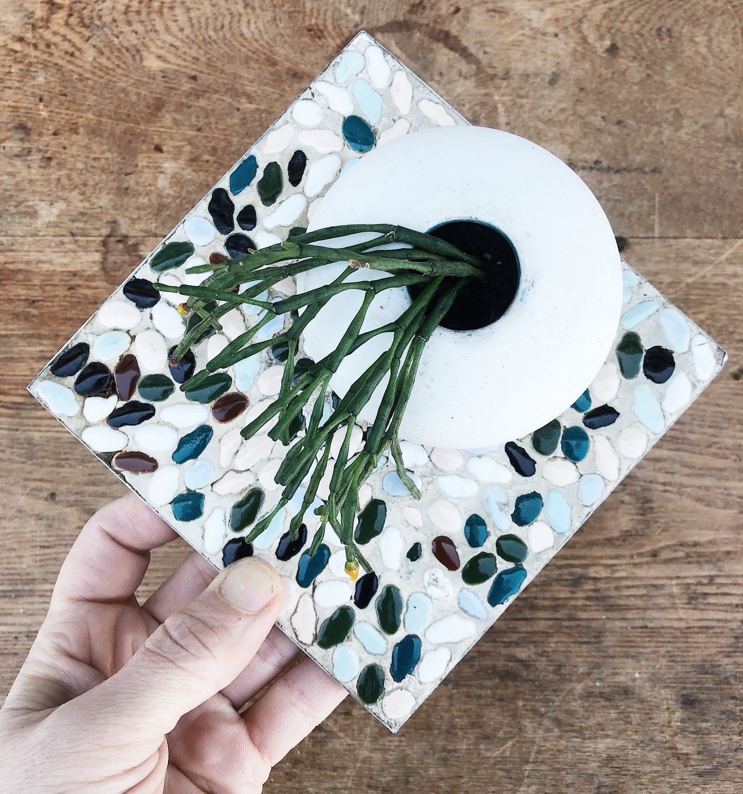 Vintage Mexican Pebble Tile