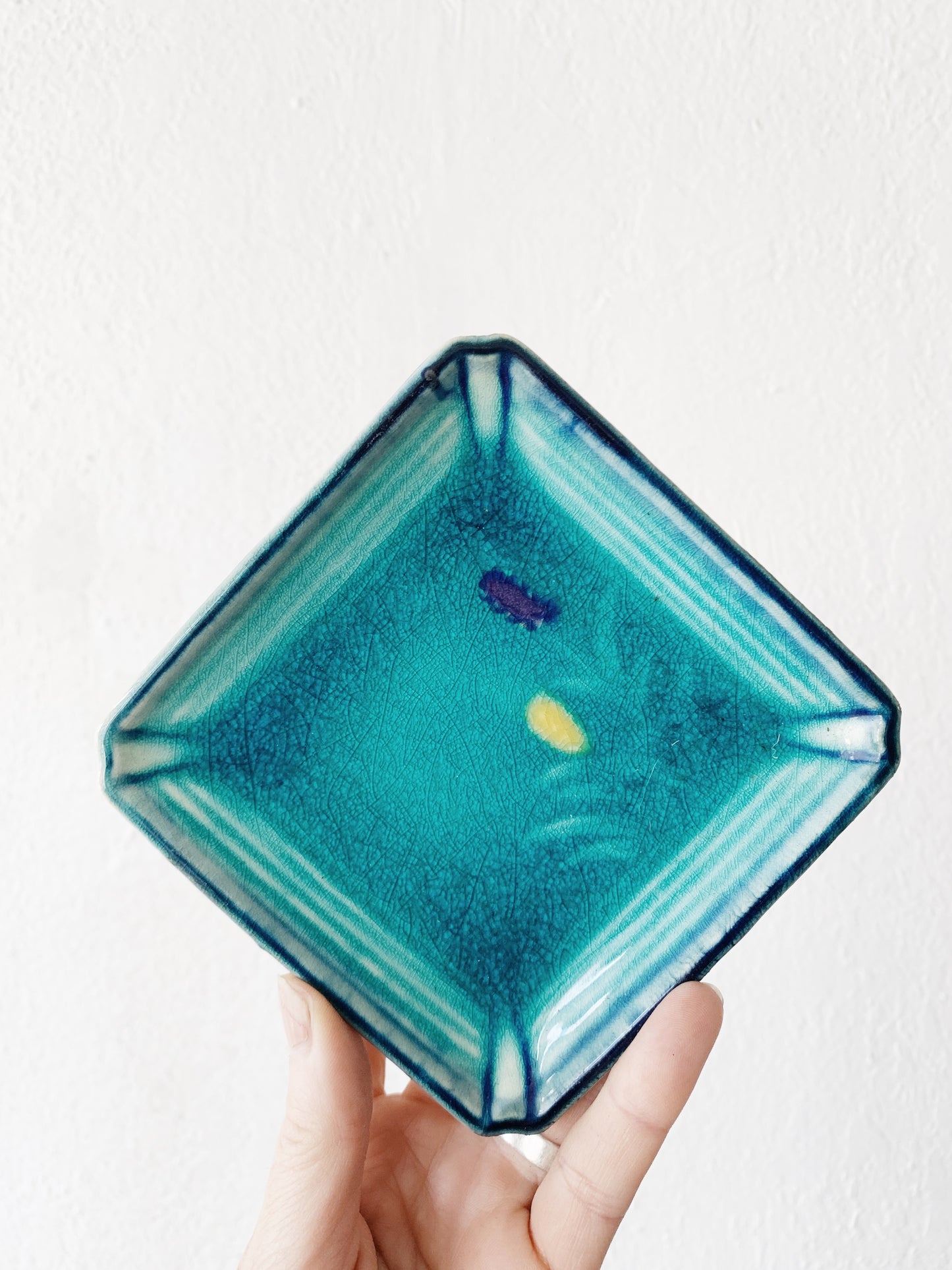 Vintage Ceramic Dish Pair Japan