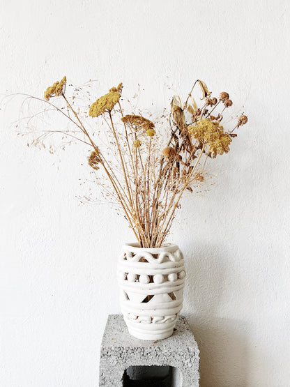Vintage Painted Terra Pot