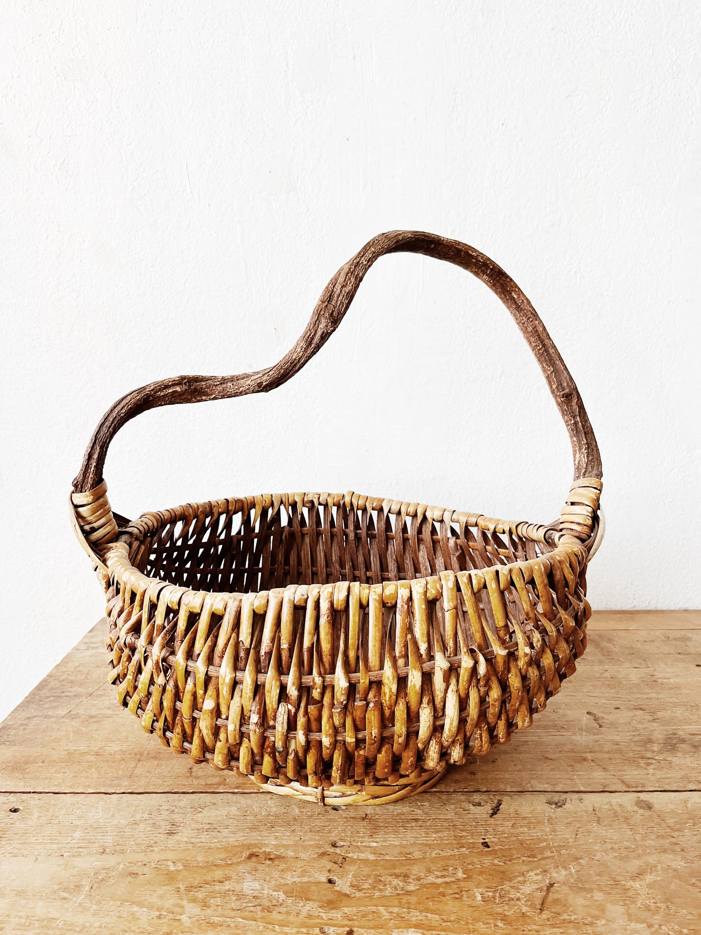 Vintage Gathering Basket