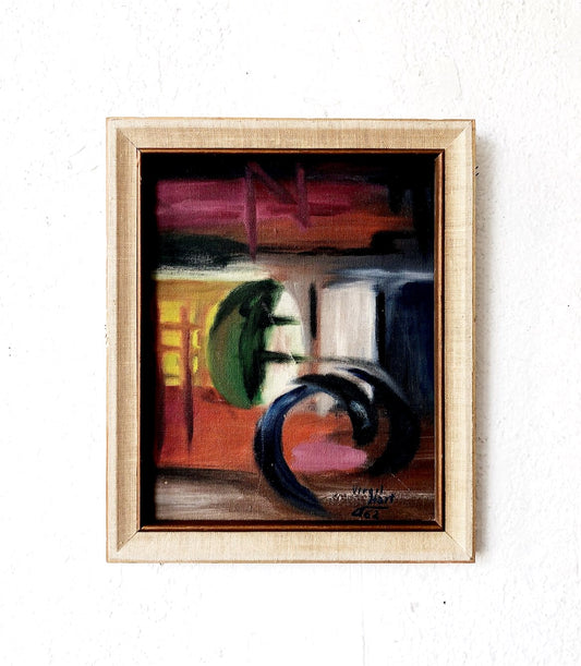 Vintage 1960s Abstract Painting