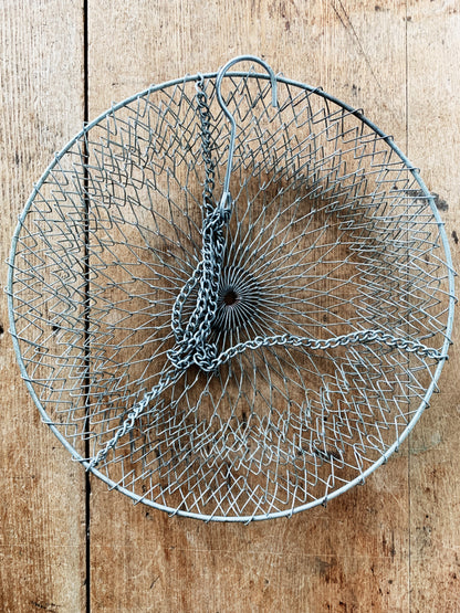 Vintage Hanging Wire Basket