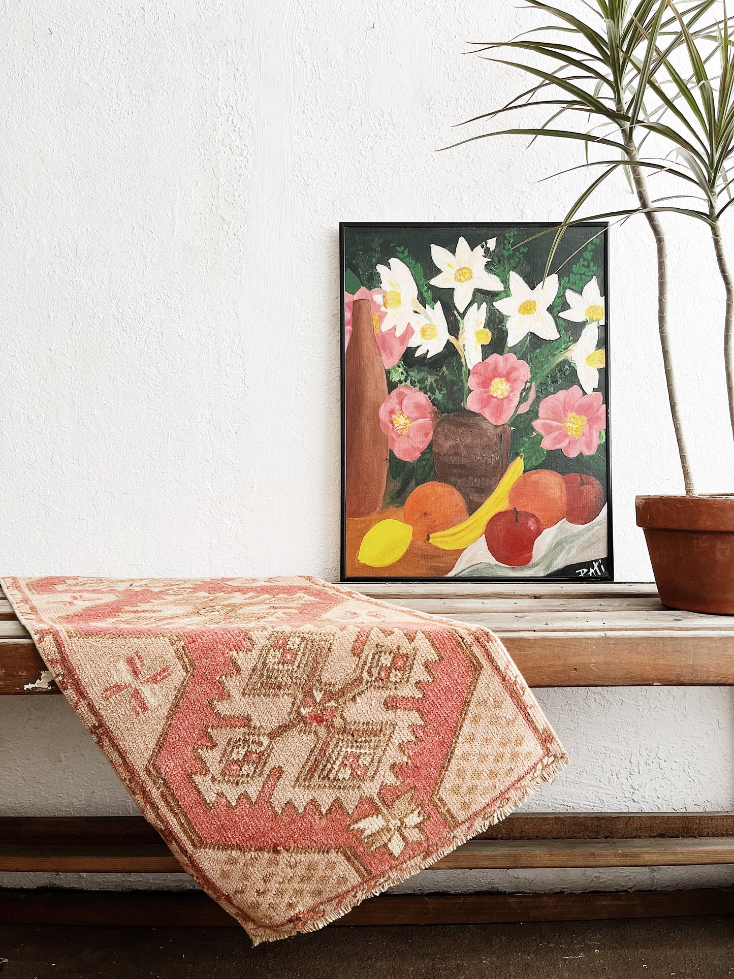 Vintage Turkish Mini Rug