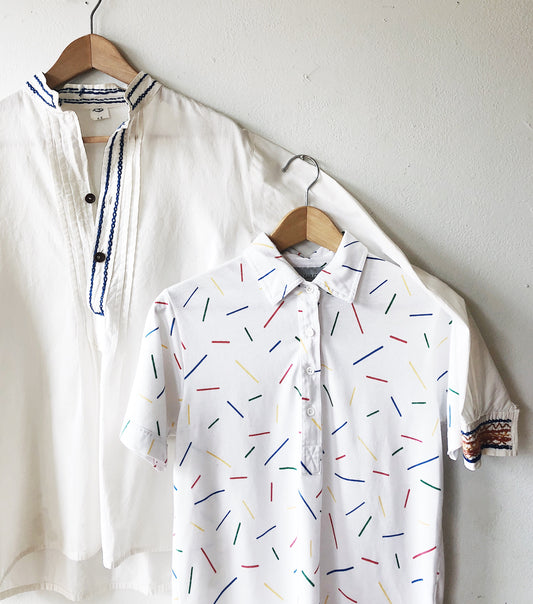 Vintage Confetti Top