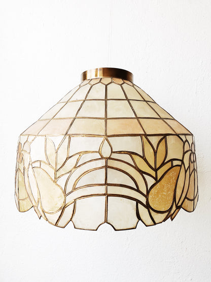 Vintage Capiz Lampshade
