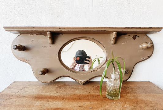 Vintage Mirrored Hanging Rack