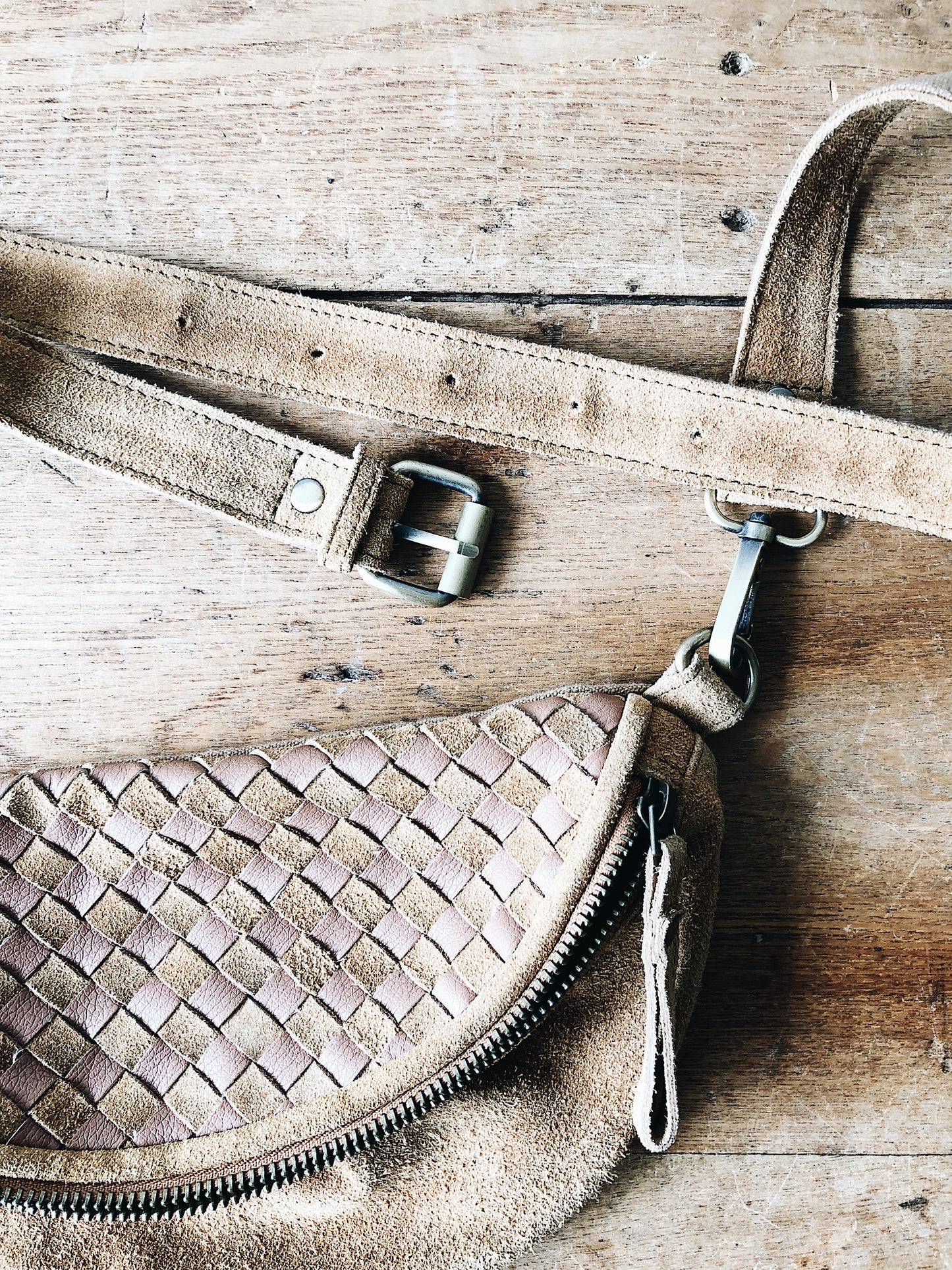 Vintage Leather Hip Pack