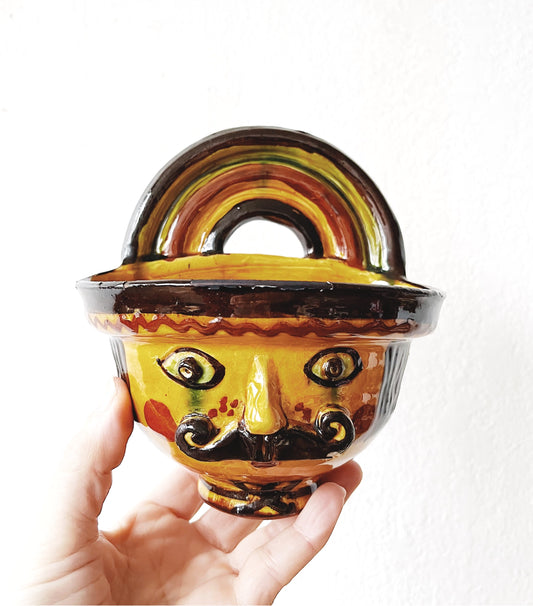 Vintage Pottery Salt Crock