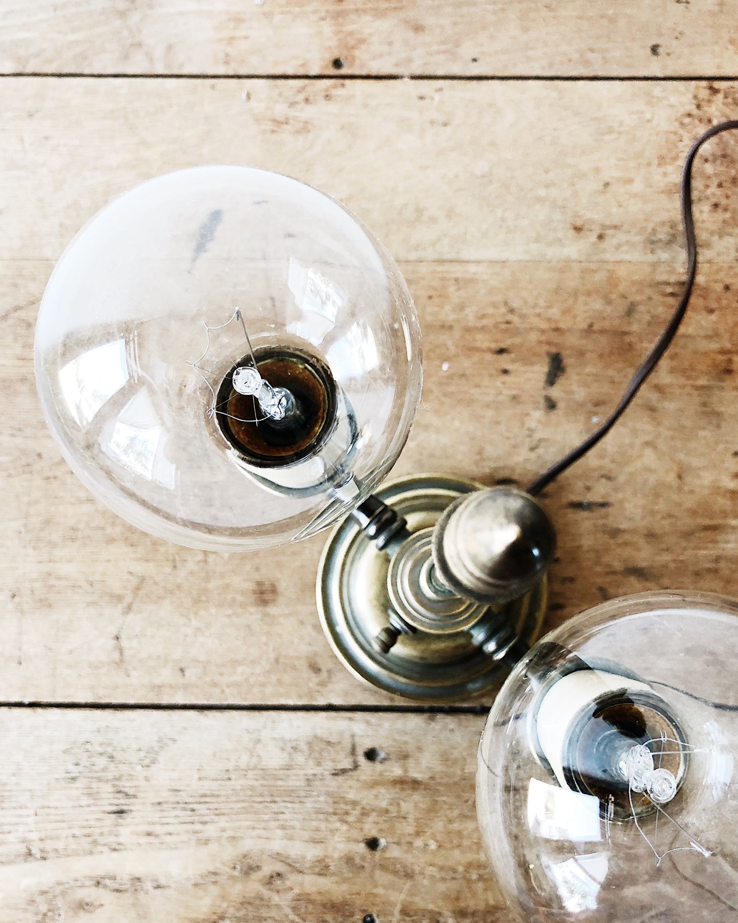 Antique 1920s Banker’s Lamp