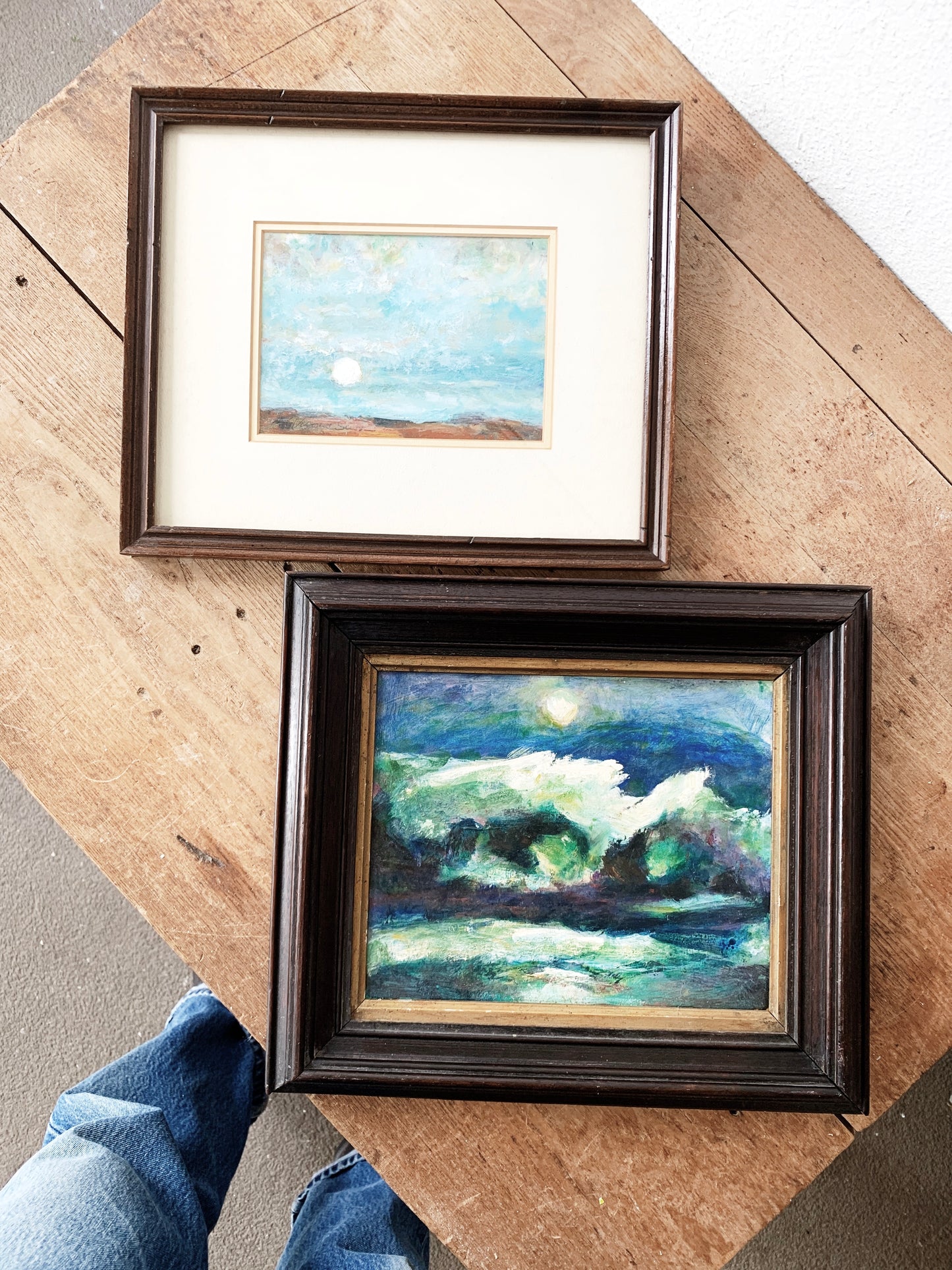 Vintage Moon Painting