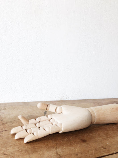 Wooden Hand Model