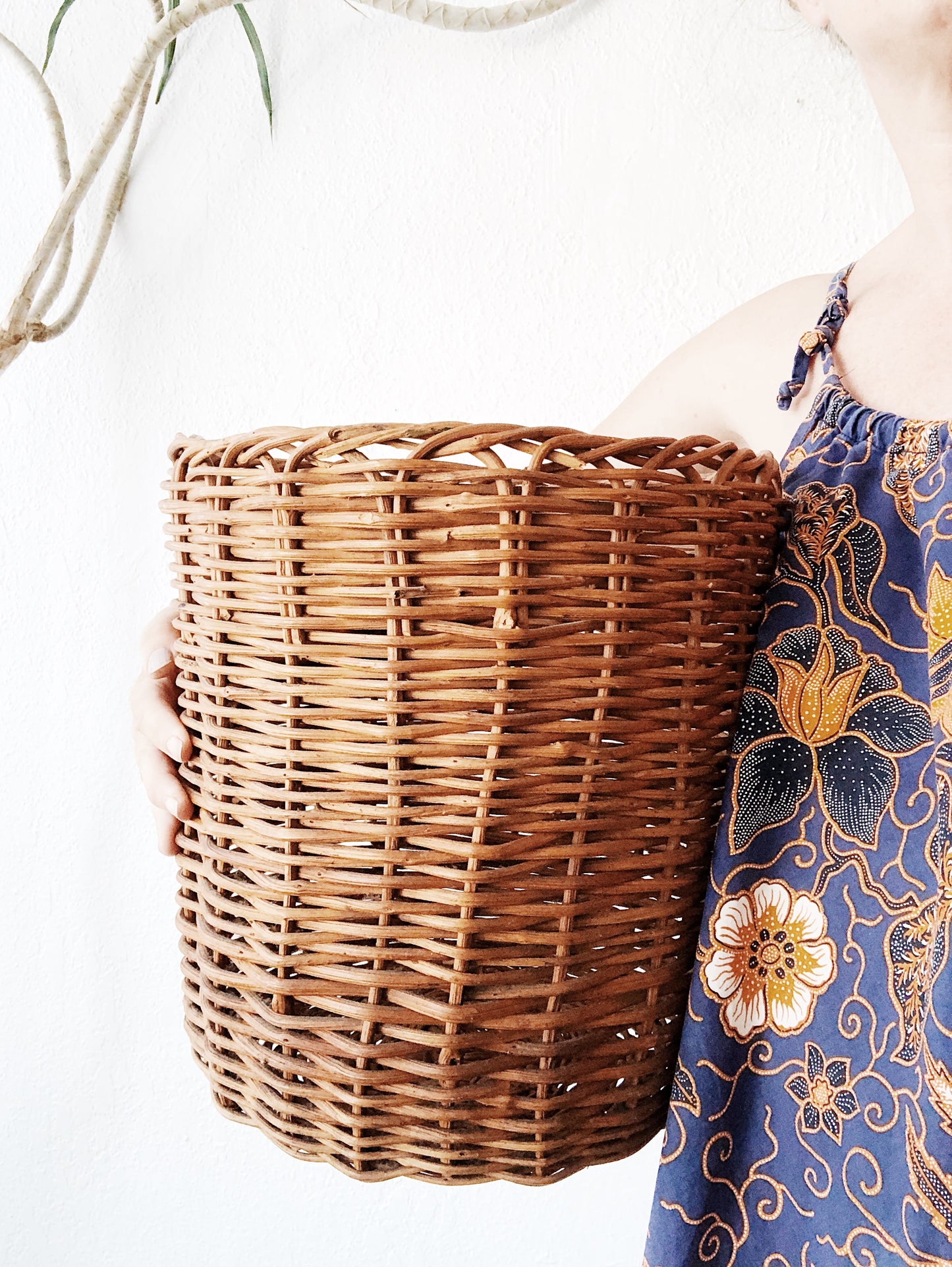 Vintage Plant Basket