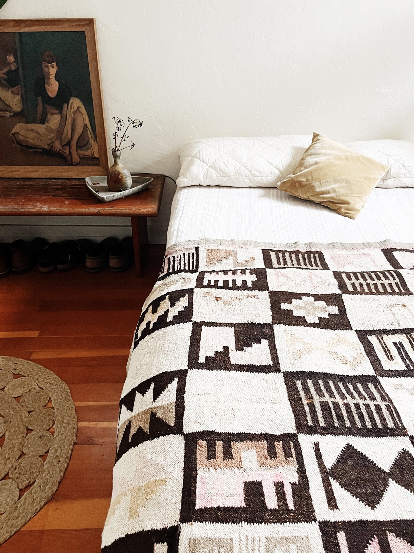 Stunning Handwoven Wool Textile