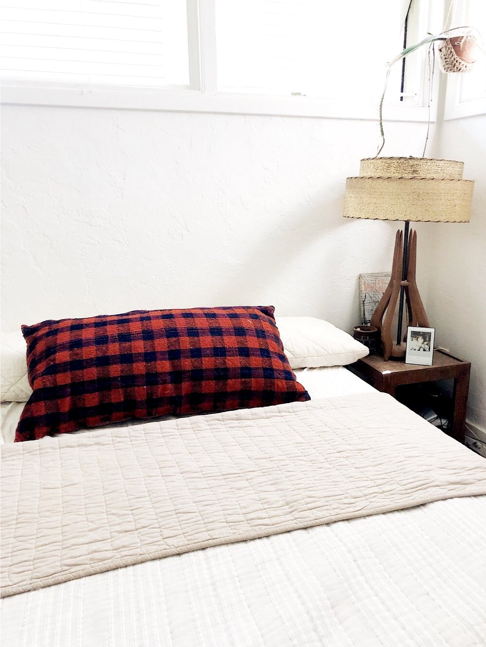 Oversized Reversible Wool Kilim Cushion