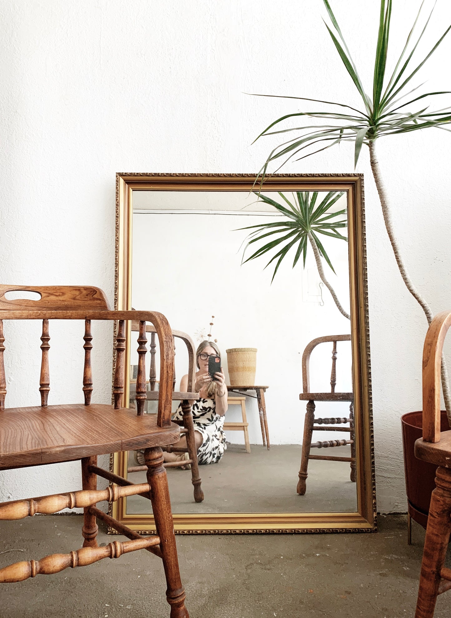 Large Vintage Mirror