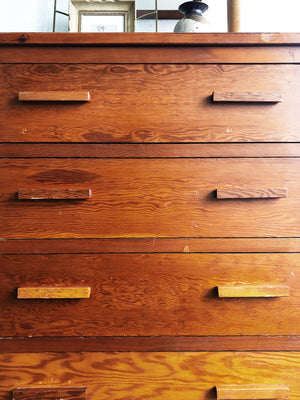 Vintage Wood Dresser