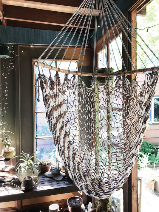 Vintage Hanging Rope Chair