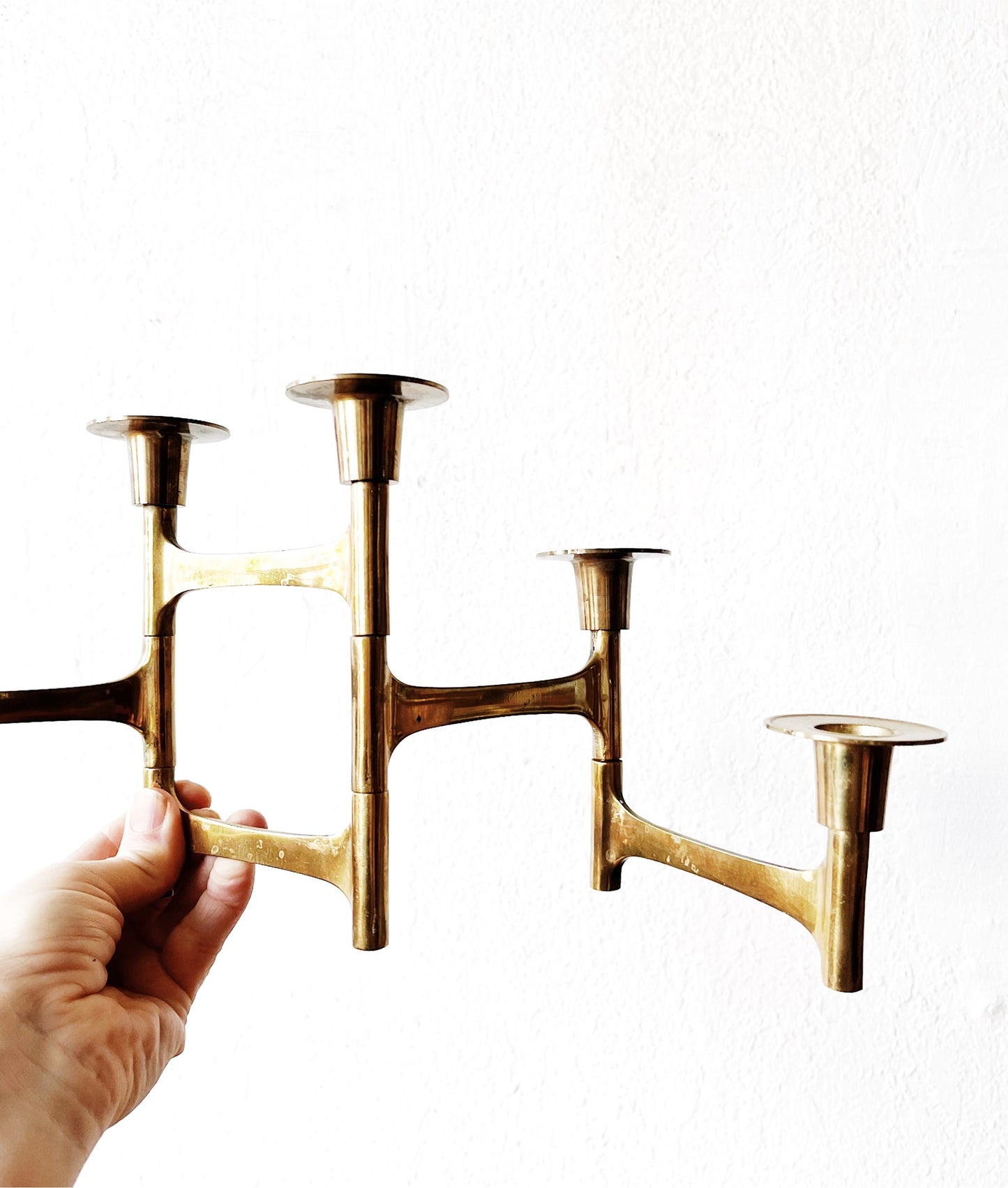 MCM Brass Candelabra