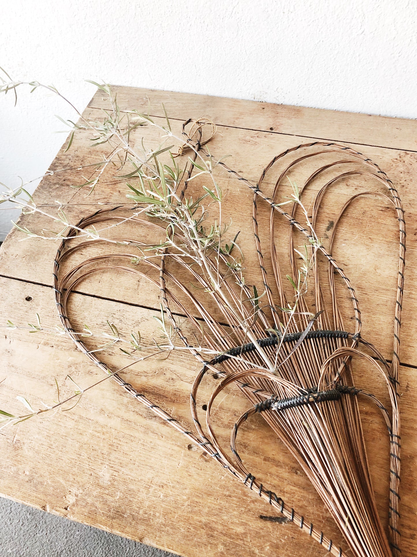 Vintage Grapevine Basket