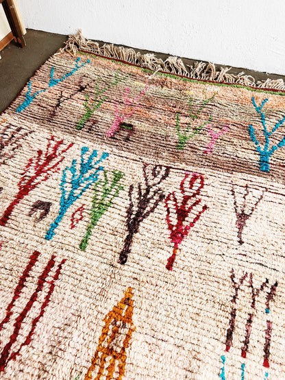 Large Vintage Moroccan Wool Rug