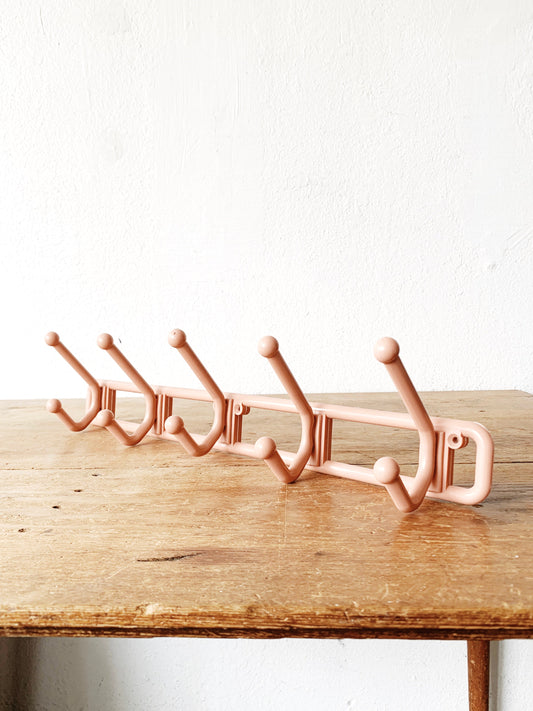 1980’s Pink Hook Rack