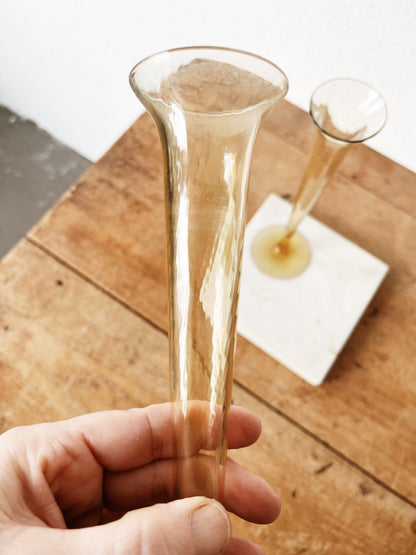 Vintage Blown Glass Flutes