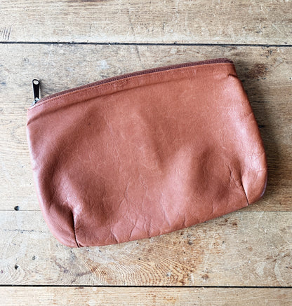 Vintage Leather Clutch