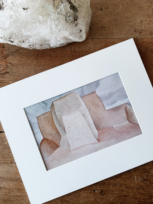 Vintage Matted Georgia O’Keeffe Print