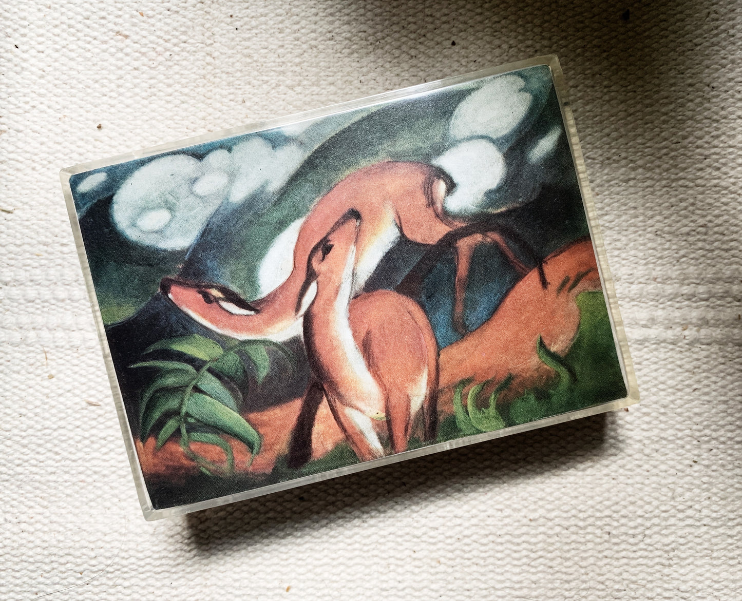 Vintage Framed Franz Marc Illustration