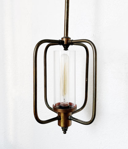 Machine Age Brass Pendant Lamp