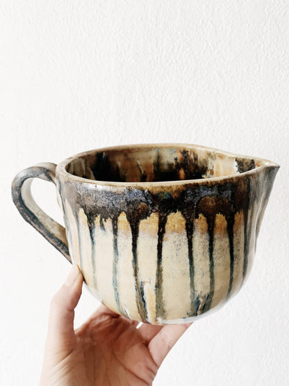 Handmade Pottery Batter Pourer