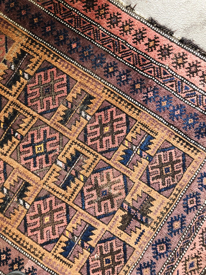 Antique Afghani Prayer Rug