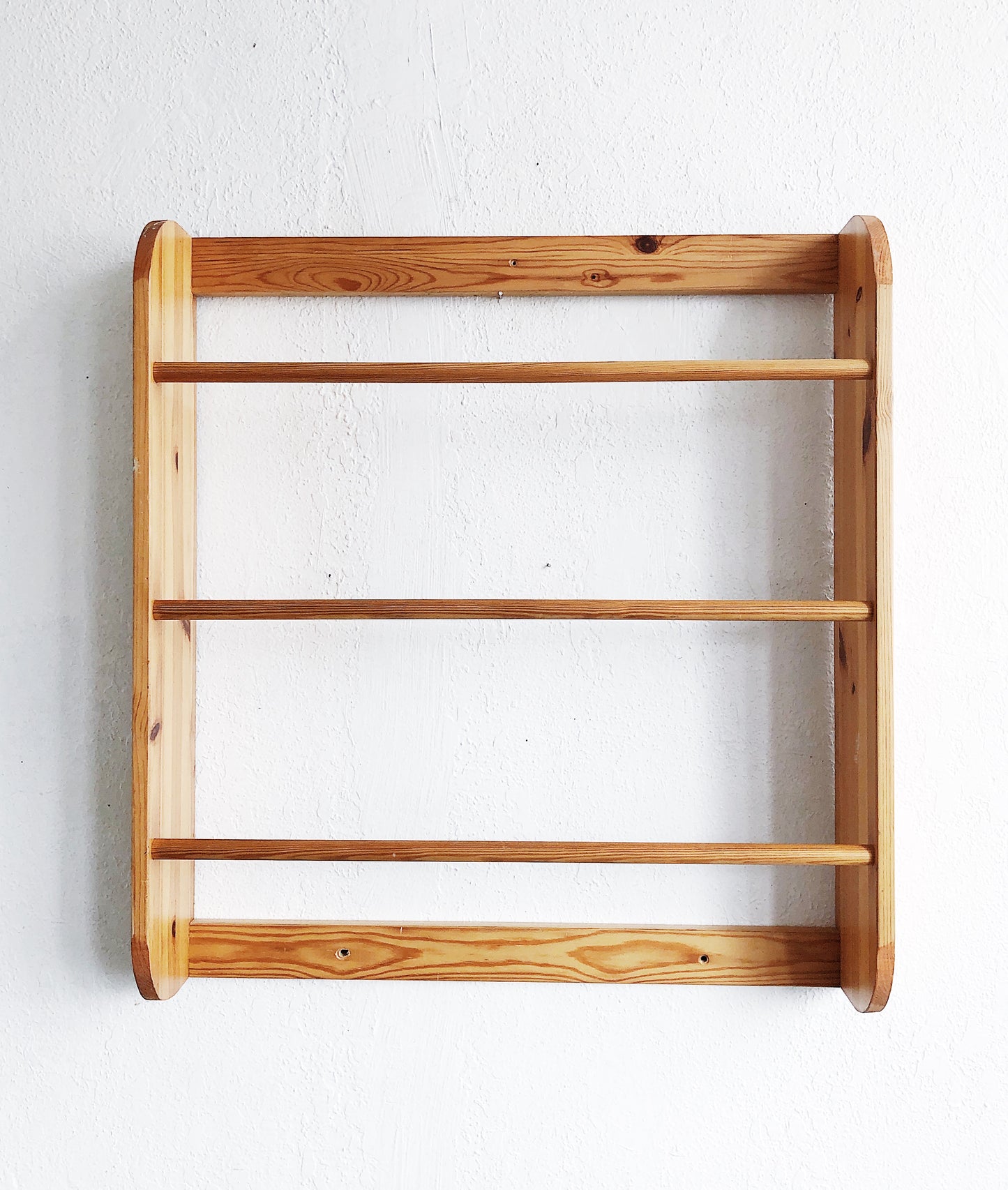 Natural Wood Textile Rack