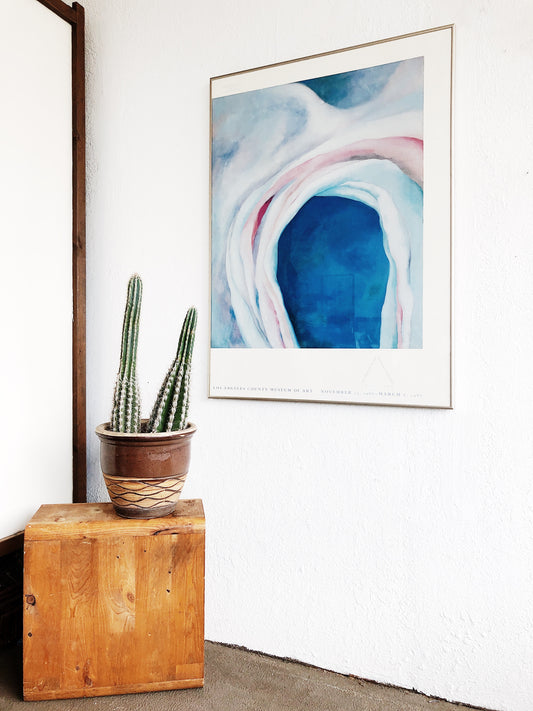 Large Vintage Georgia O’Keeffe Print