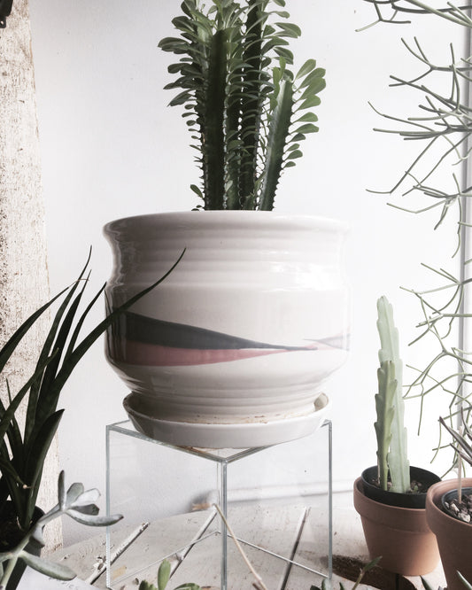 Vintage Ceramic Tray Pot