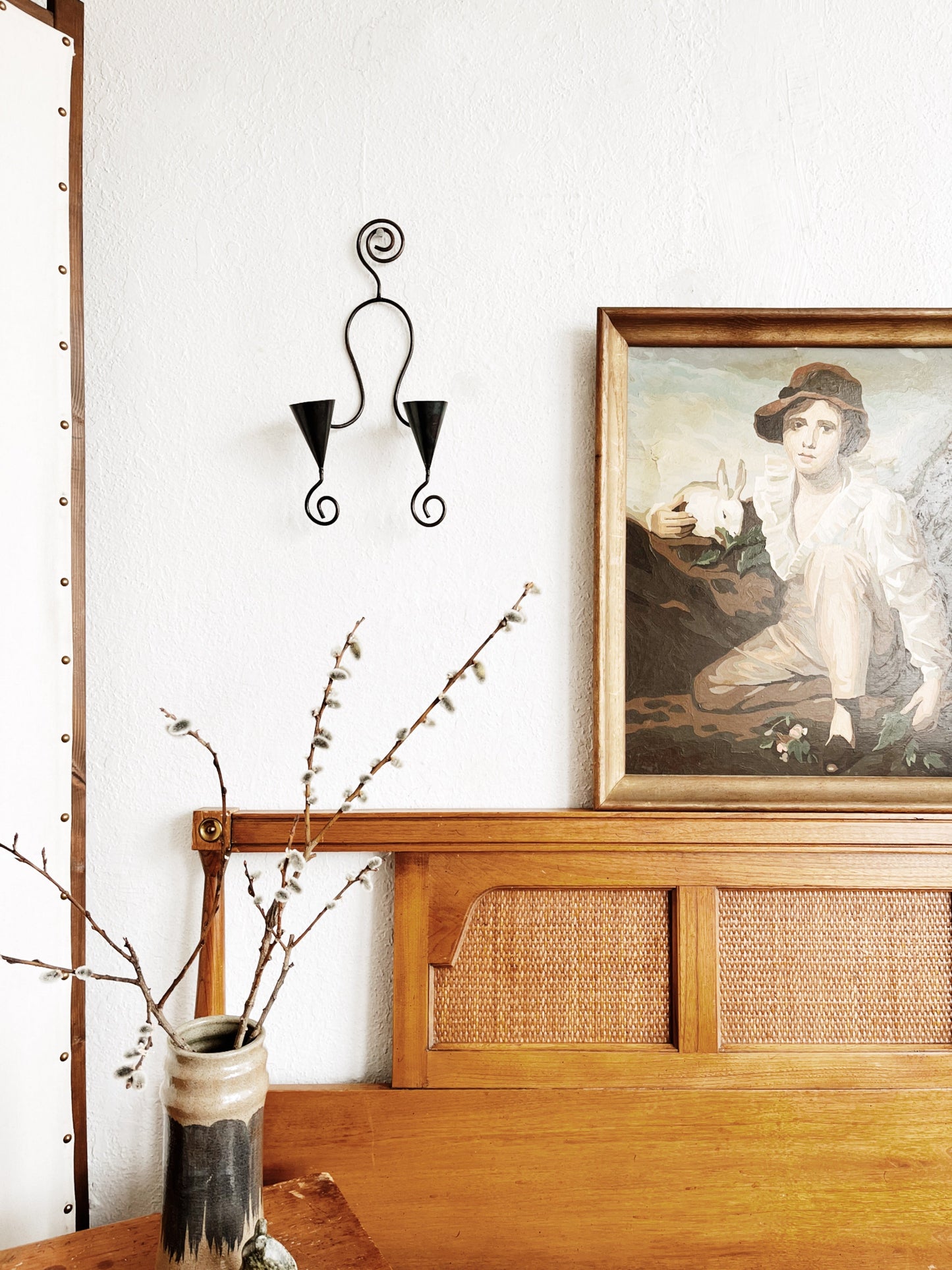 Whimsical Metal Candelabra