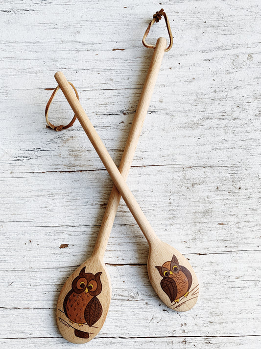 Hand Painted Wood Spoons