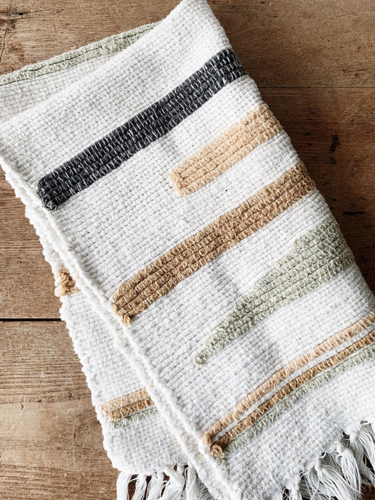 Vintage Cotton Throw Rug