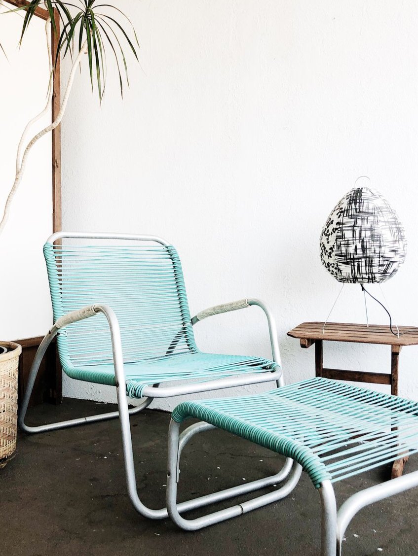 MCM Aames Aire Lounge Chair and Ottoman