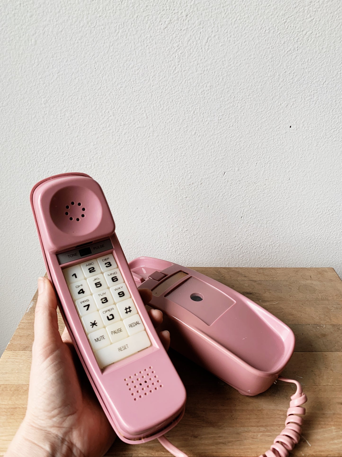 Vintage Mauve Telephone