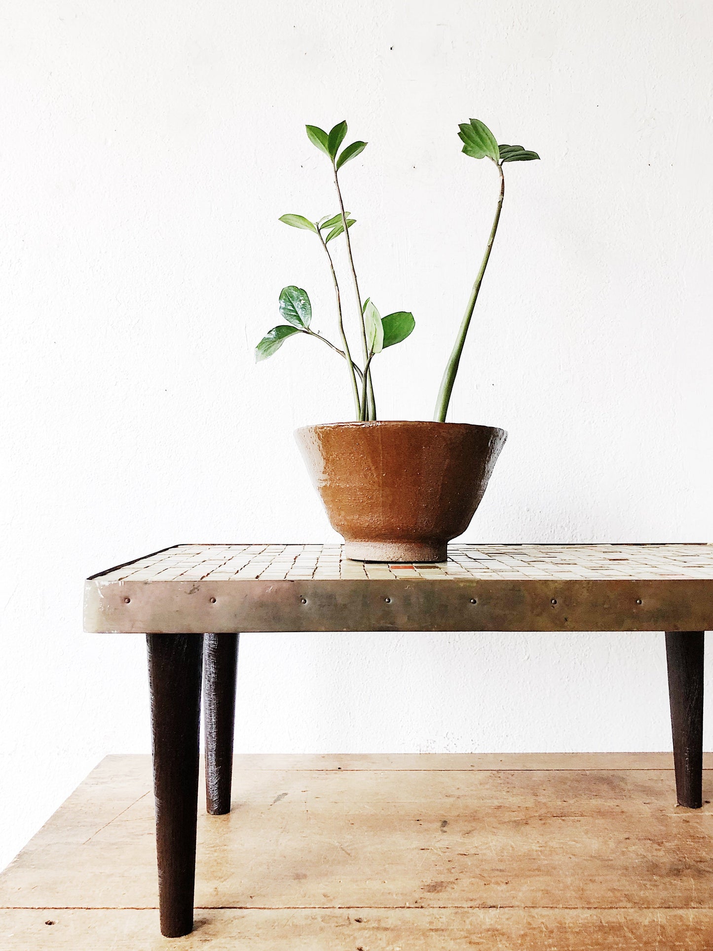 Vintage Mosaic Tile Table