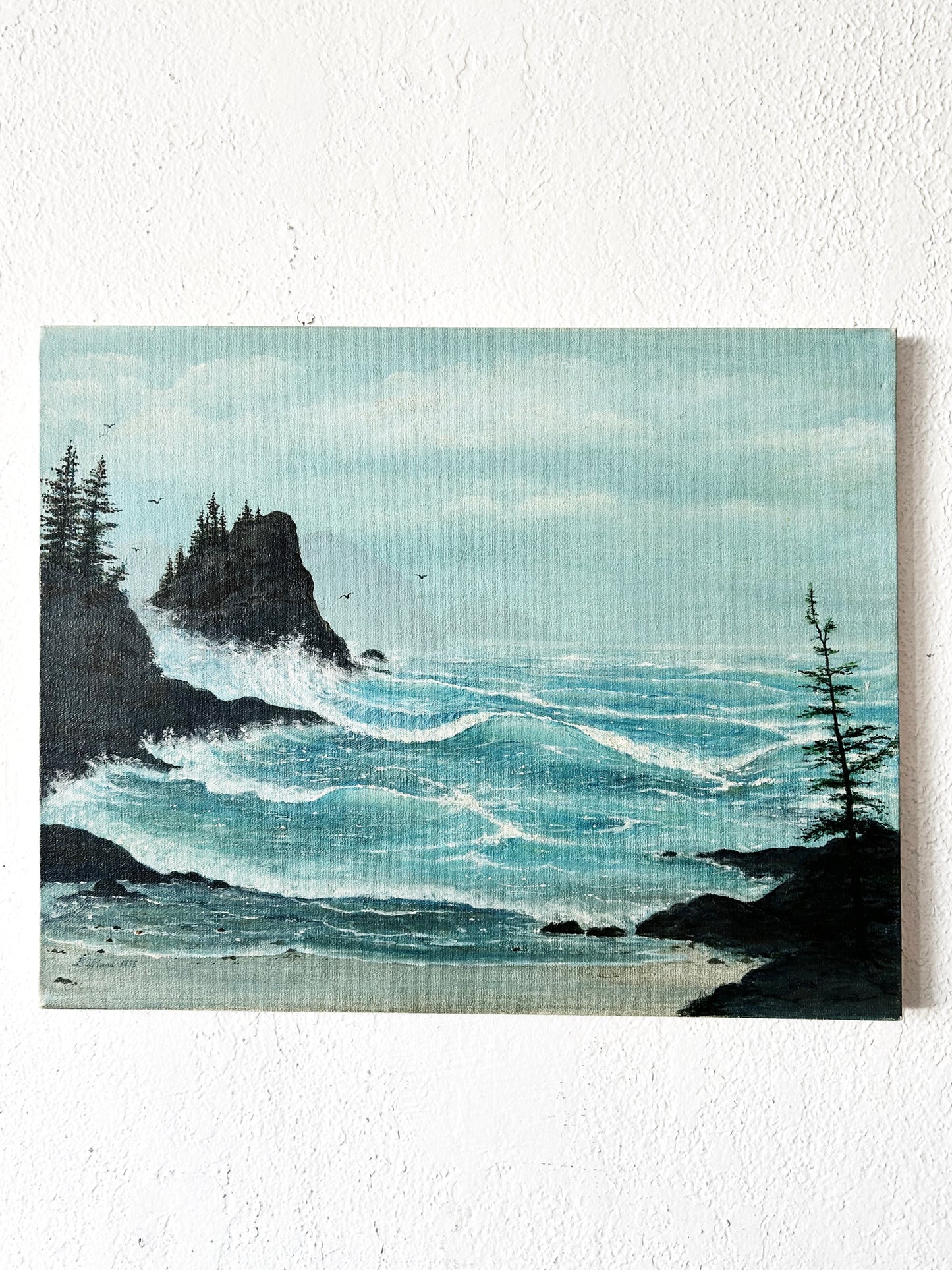 Vintage Seascape Painting