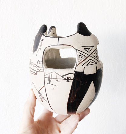 Rare Papago Angea Tohono O’odham Friendship Vase