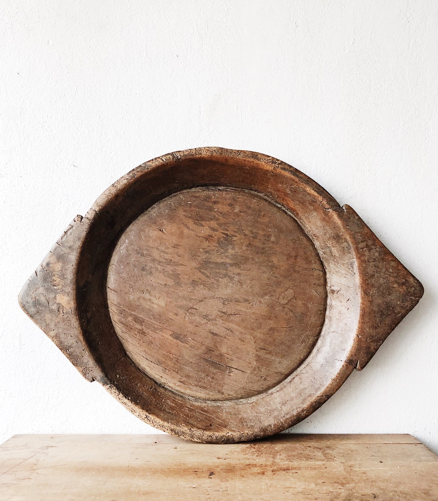 Primitive Wood Dough Bowl